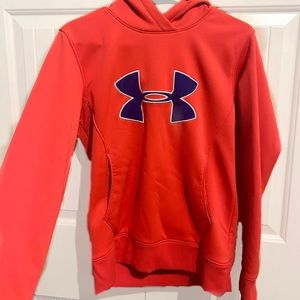 coral under armor sweatshirt